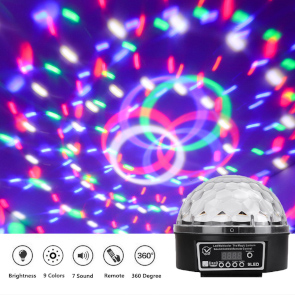 boule a facettes  9Led